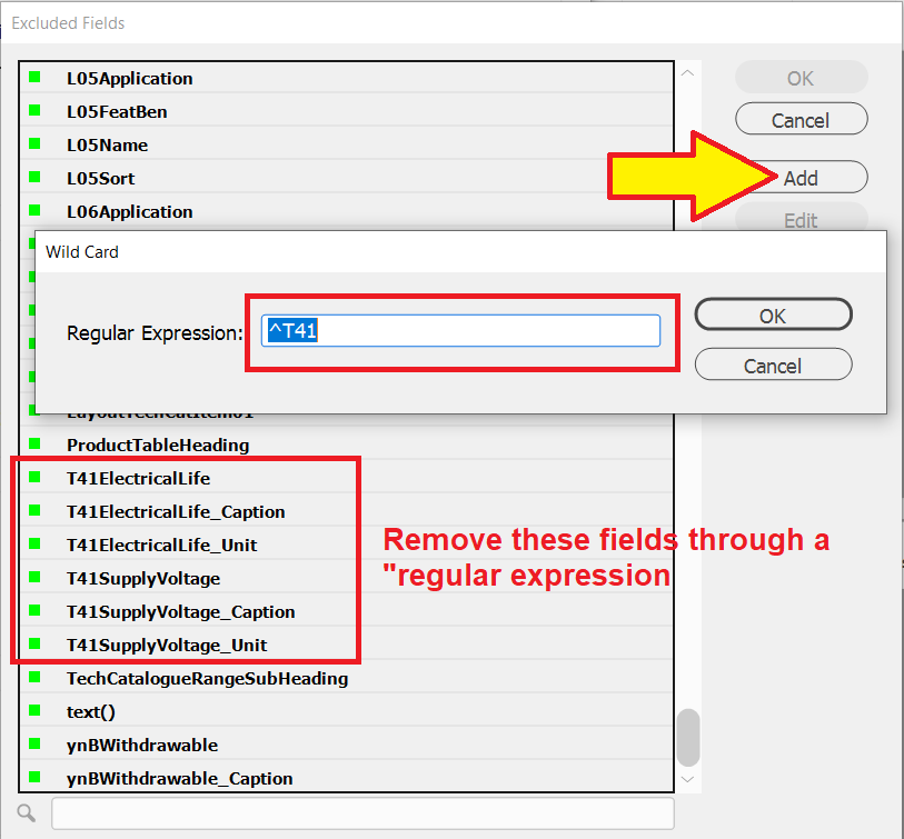 EasyCatalog Exclude Fields Regular Expression 2