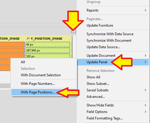 EasyCatalog Panel WithPagePositions